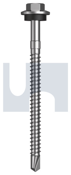SCREW SDM HEX SEAL C4 12-14 X 75 STONE